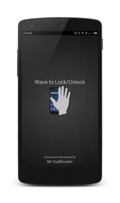 Wave to Lock/Unlock android App screenshot 2